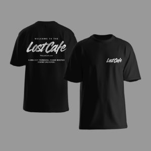 The Lost Cafe White Ink T-Shirt